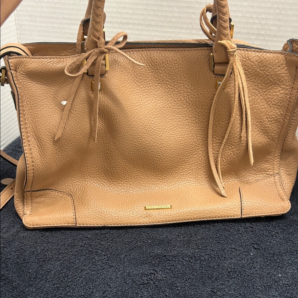 Rebecca Minkoff, Elegant Tan Leather Handbag
